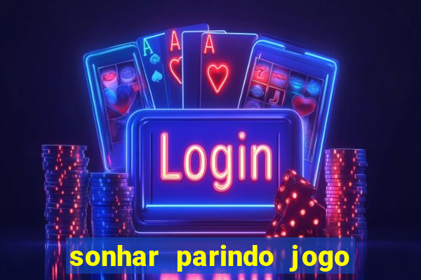 sonhar parindo jogo do bicho